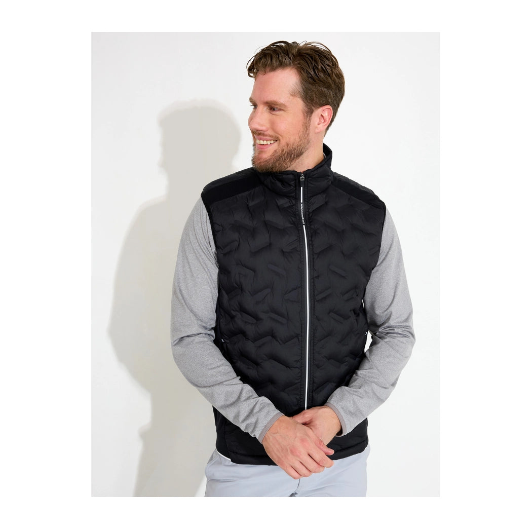 Abacus Portrush Hybrid Vest Herre Sort