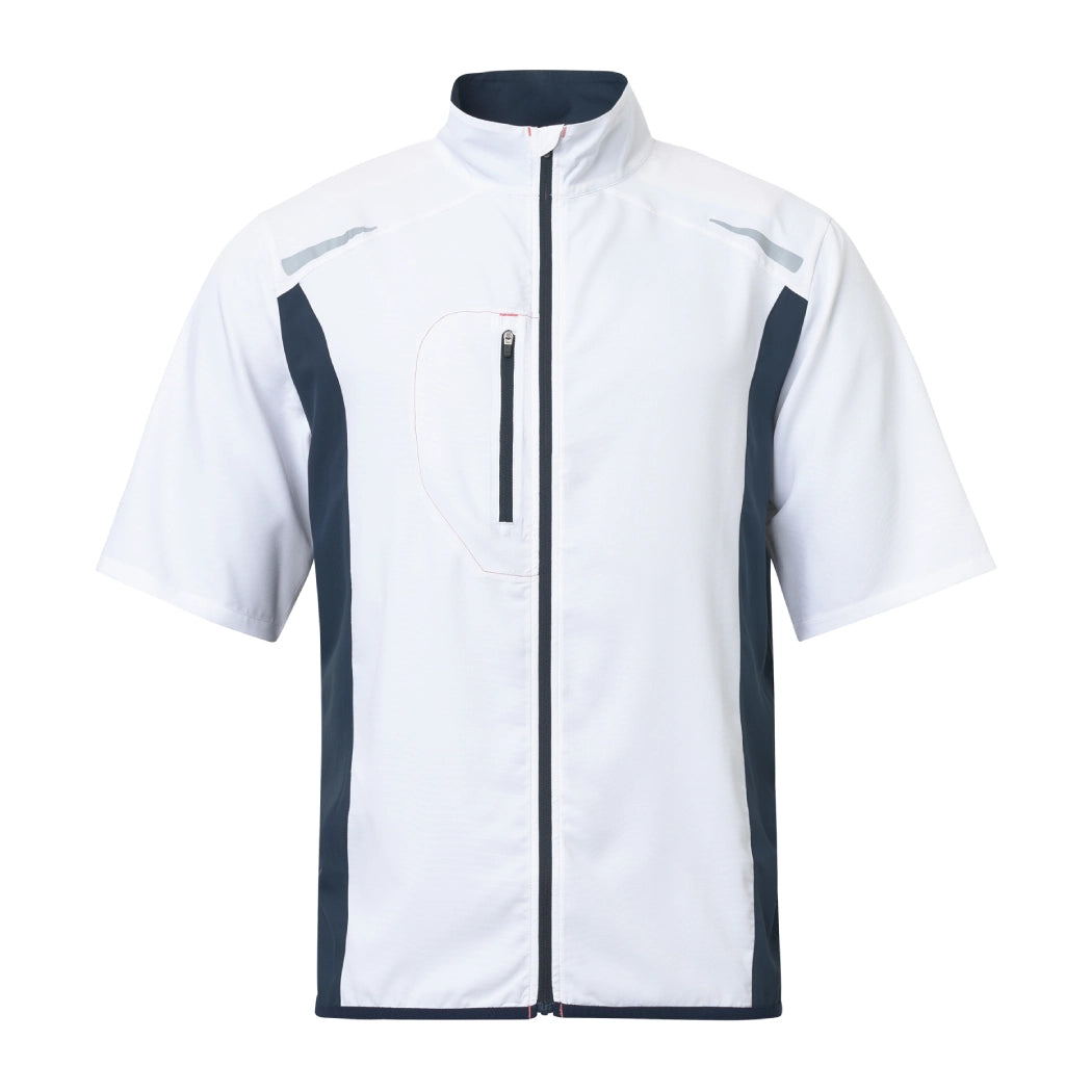 Abacus Lanark Stretch Vindskjorte Herre Hvit/Navy