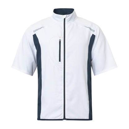 Abacus Lanark Stretch Vindskjorte Herre Hvit/Navy