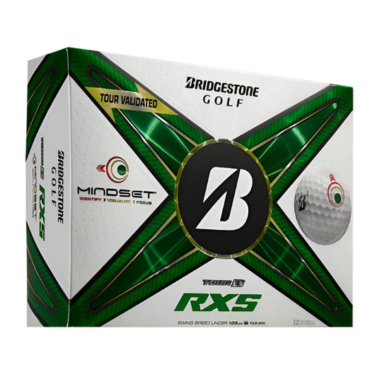 Bridgestone Tour B RXS MindSet Golfball Hvit