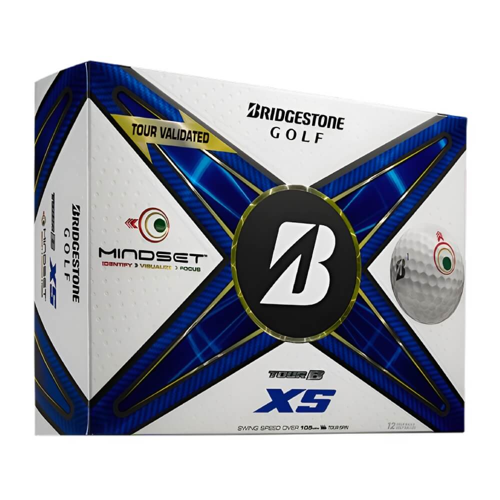 Bridgestone Tour B XS MindSet Golfball Hvit