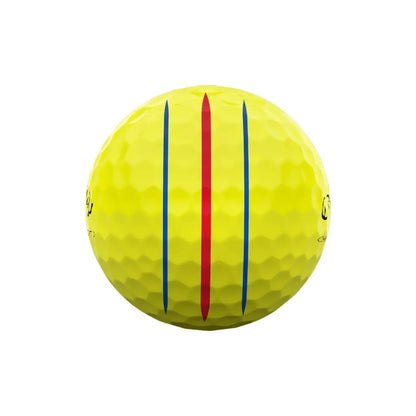 Callaway Chrome Soft Triple Track Golfball Gul