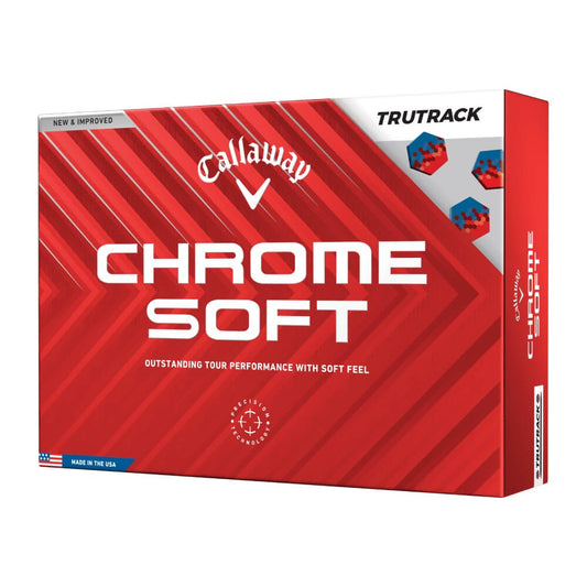 Callaway Chrome Soft TruTrack Golfball Hvit