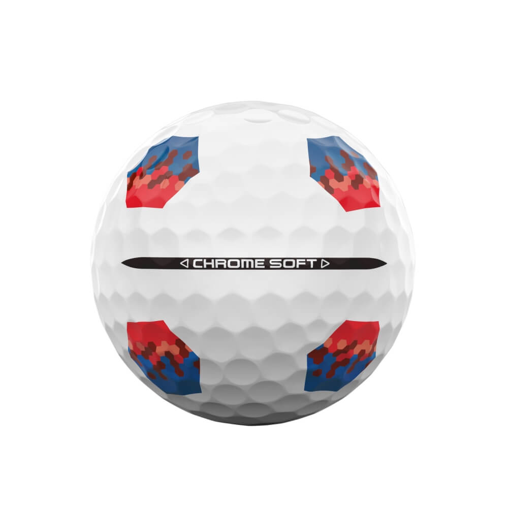 Callaway Chrome Soft TruTrack Golfball Hvit