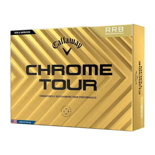 Callaway Chrome Tour Radar RB Golfball Hvit