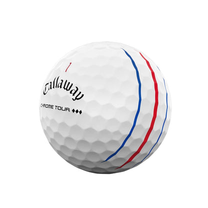 Callaway Chrome Tour Triple Diamond Triple Track Golfball Hvit