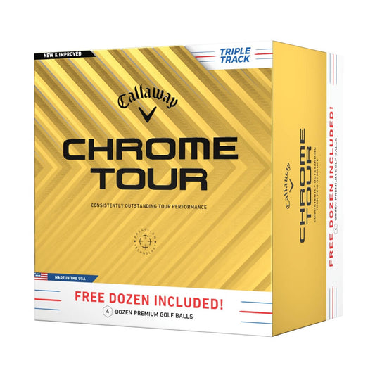 Callaway Chrome Tour Triple Track Brick Golfball Hvit