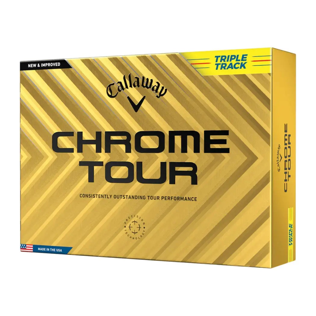 Callaway Chrome Tour Triple Track Golfball Gul