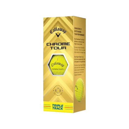 Callaway Chrome Tour Triple Track Golfball Gul