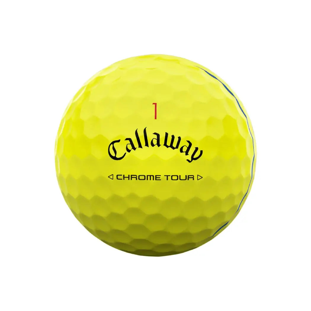 Callaway Chrome Tour Triple Track Golfball Gul