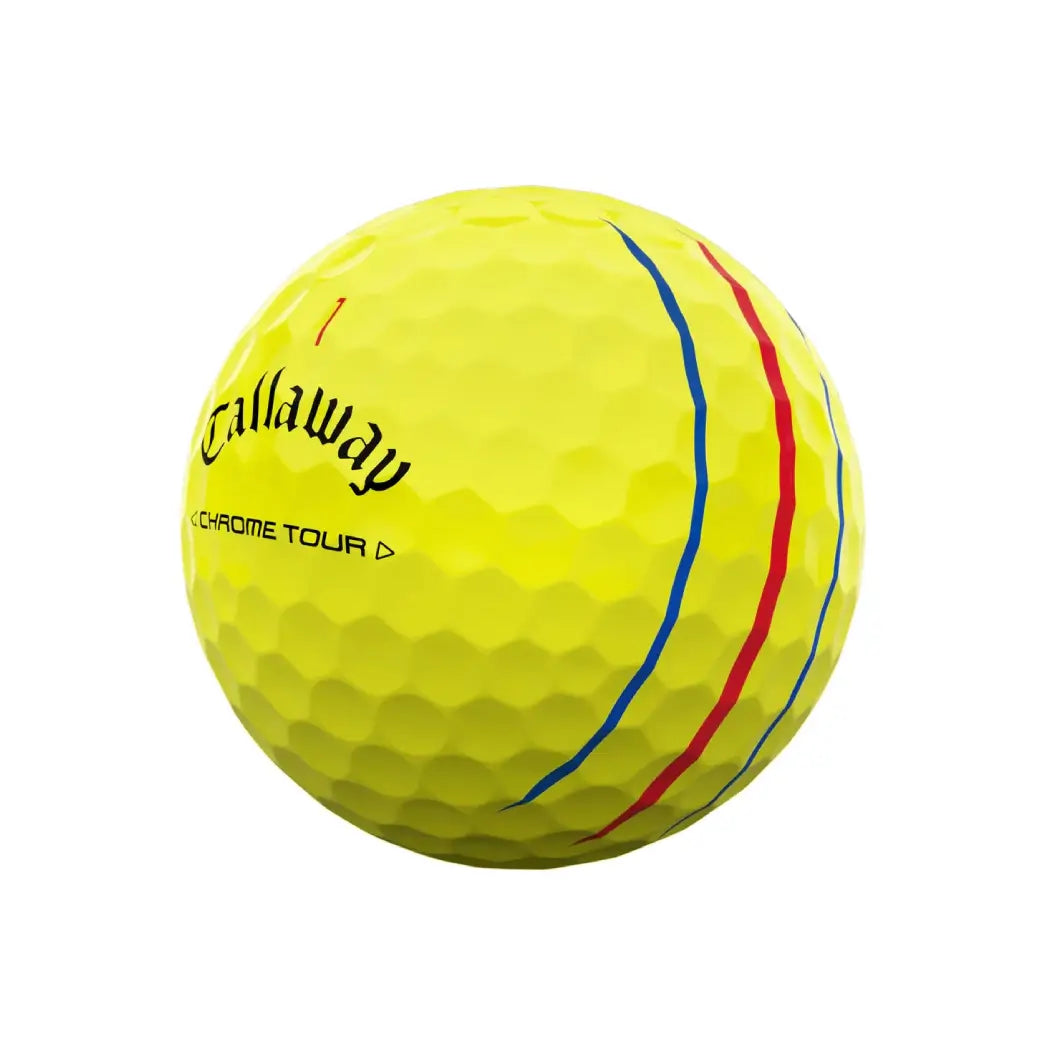 Callaway Chrome Tour Triple Track Golfball Gul