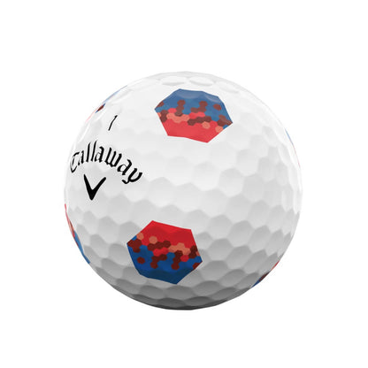 Callaway Chrome Tour TruTrack Golfball Hvit