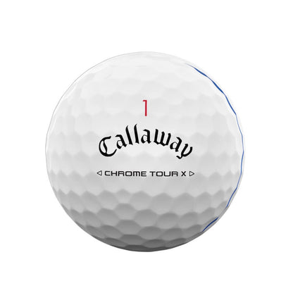 Callaway Chrome Tour X Triple Track Brick Golfball Hvit