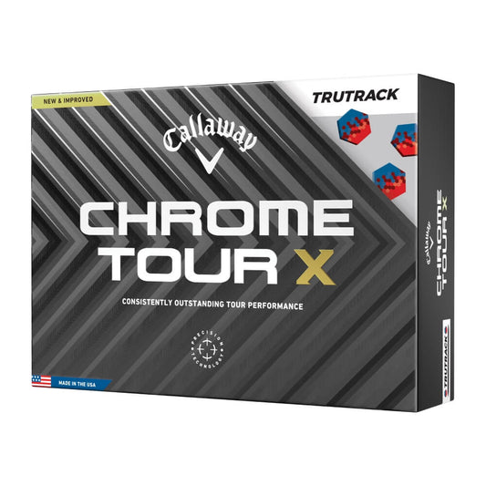 Callaway Chrome Tour X TruTrack Golfball Hvit