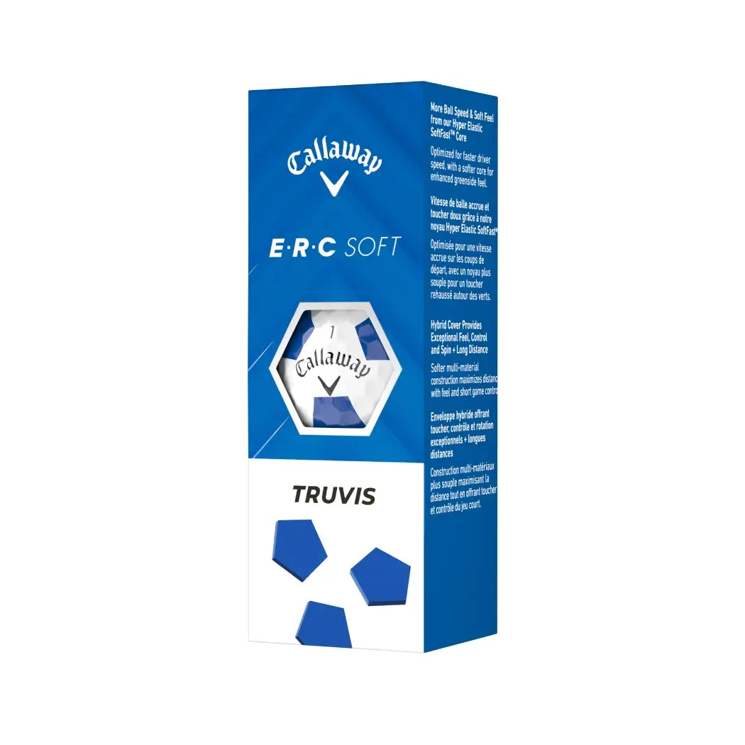 Callaway ERC Soft Truvis Golfball Blå