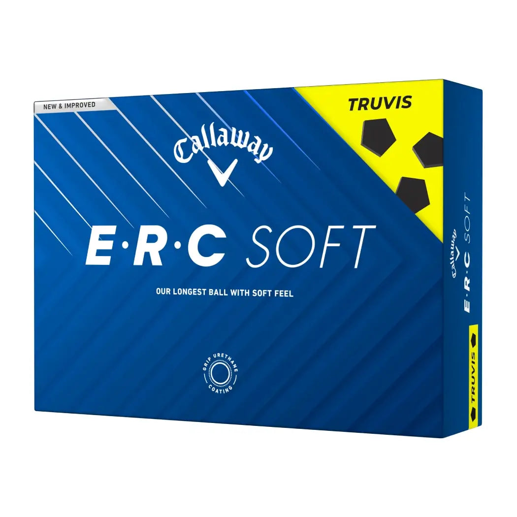 Callaway ERC Soft Truvis Golfball Gul