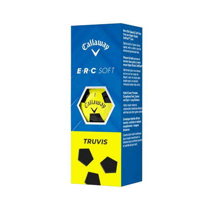 Callaway ERC Soft Truvis Golfball Gul