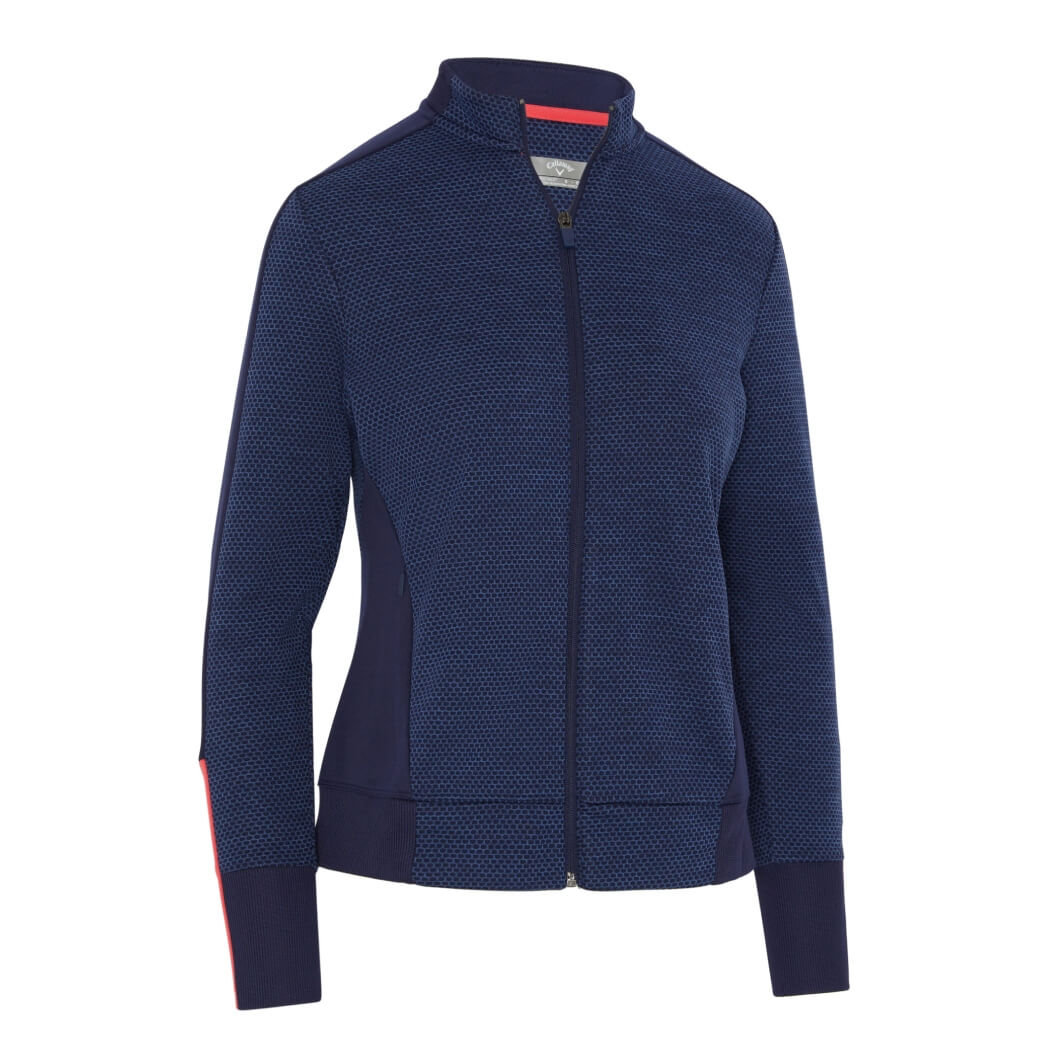 Callaway Heathered Fleece Genser Dame Navy