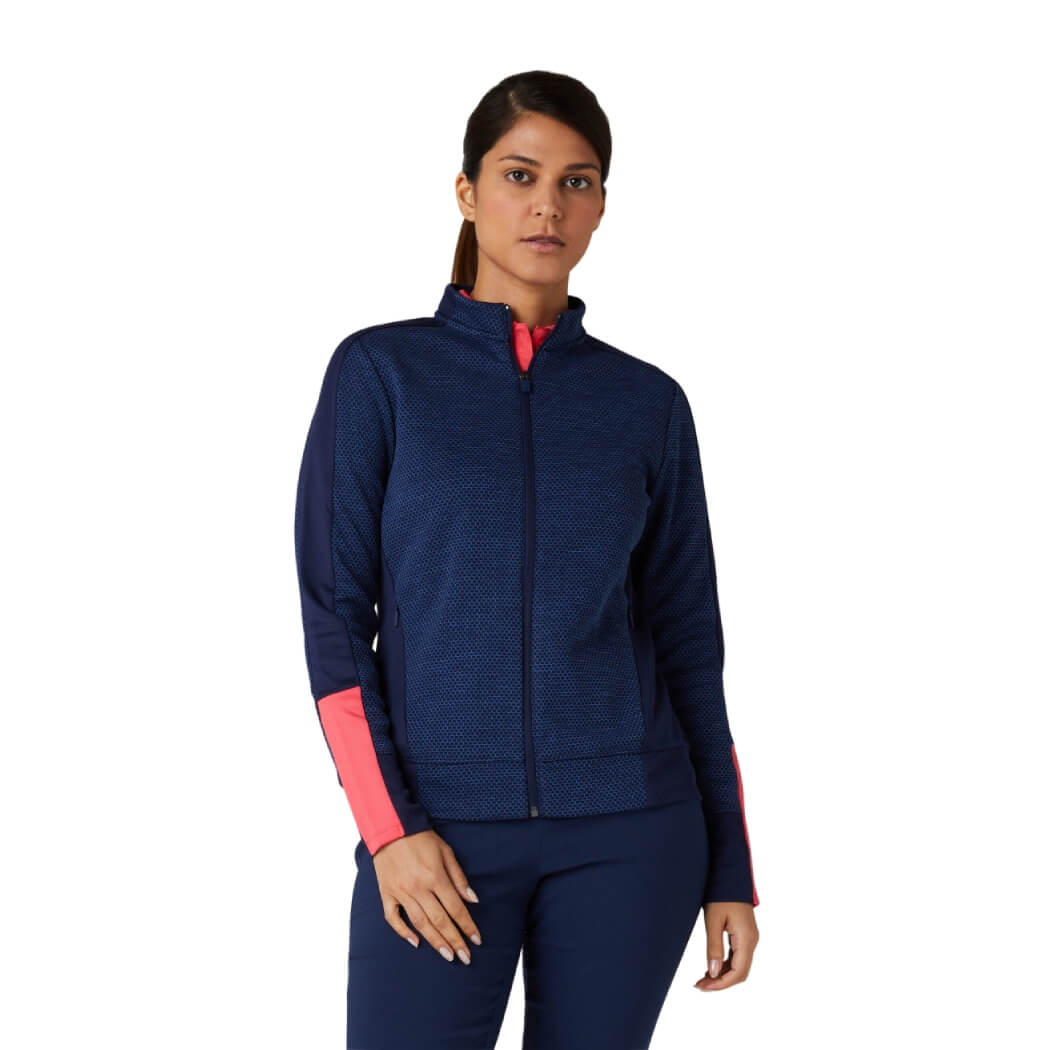 Callaway Heathered Fleece Genser Dame Navy