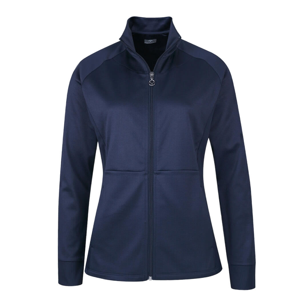 Callaway Midweight Fleece Genser Dame Navy