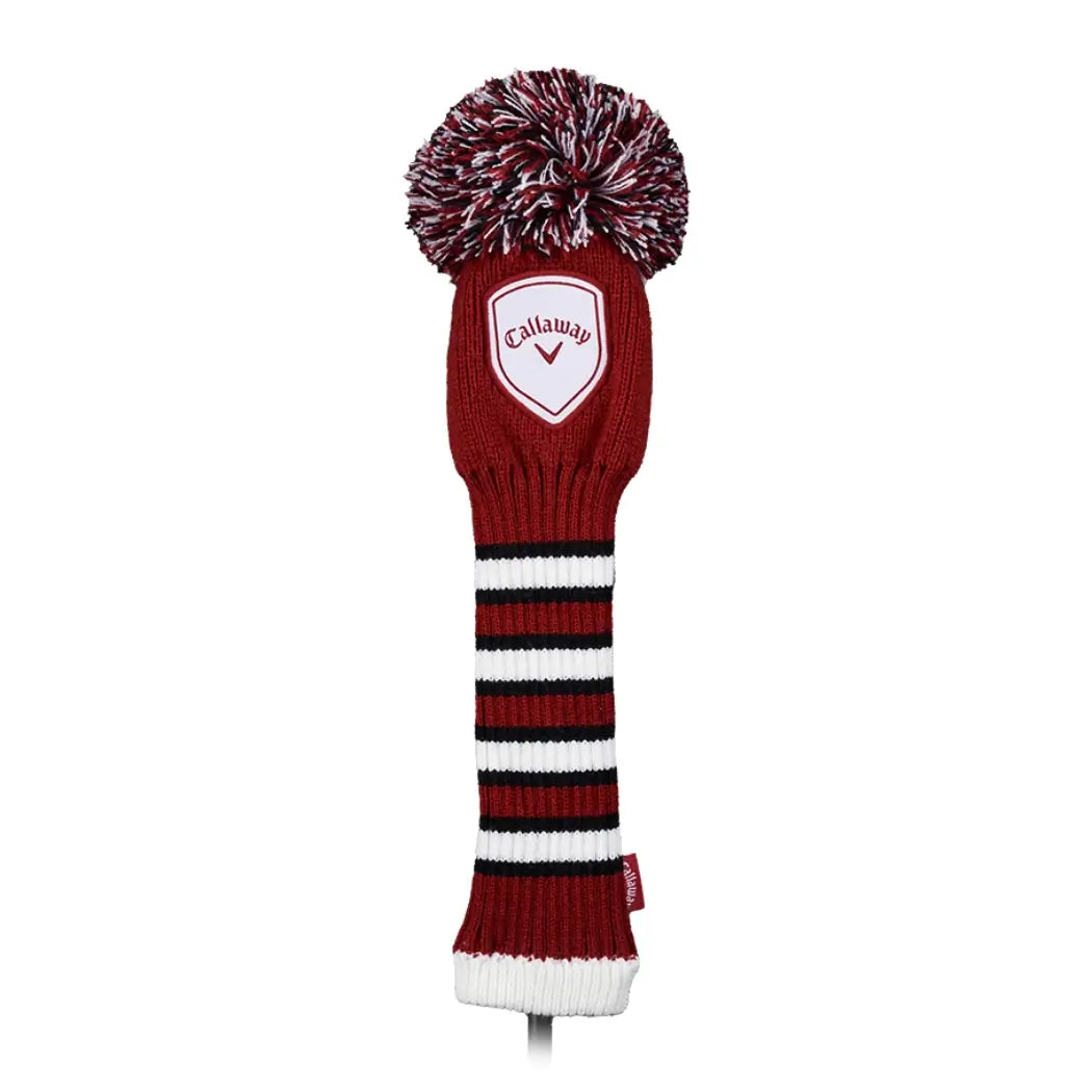 Callaway Pom Pom Driver Headcover Sort/Rød