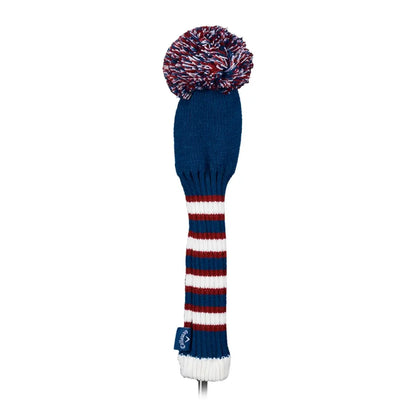 Callaway Pom Pom Wood Headcover Navy/Rød
