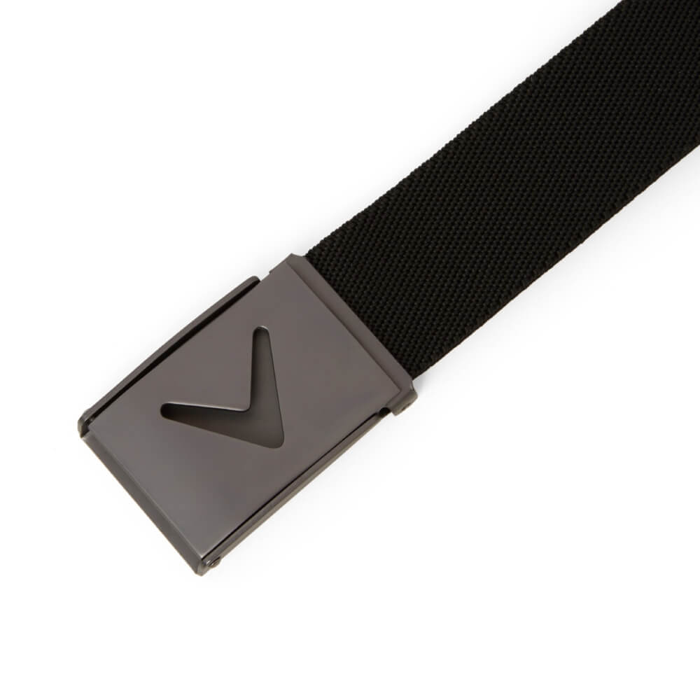 Callaway V-logo Stretch Web Belte Sort