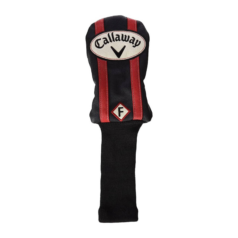 Callaway Vintage Wood Headcover Sort/Rød