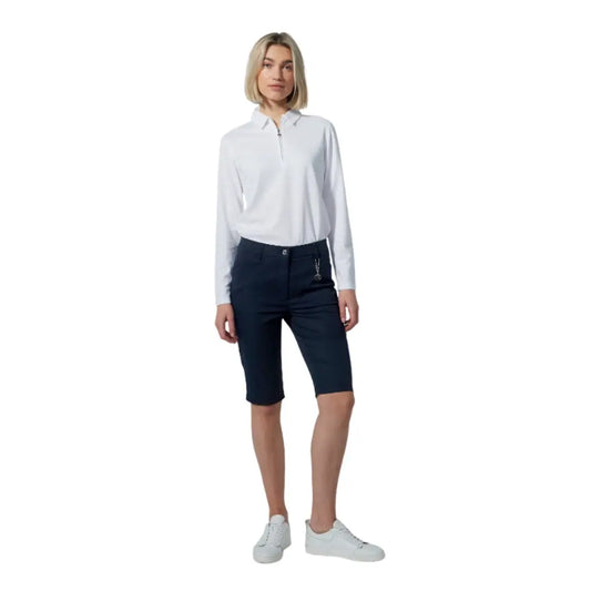 Daily Sports Lyric Cropped Bukse Dame Navy