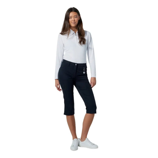 Daily Sports Lyric Cropped Bukse Dame Sort