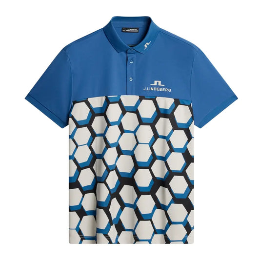 J.Lindeberg Jeffrey Tour Pique Herre Causeway Moonbeam