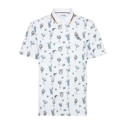 Original Penguin 19th Hole Conversation Pique Herre Hvit