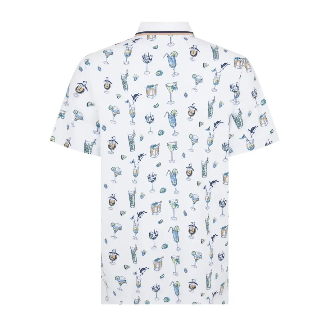 Original Penguin 19th Hole Conversation Pique Herre Hvit