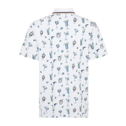 Original Penguin 19th Hole Conversation Pique Herre Hvit