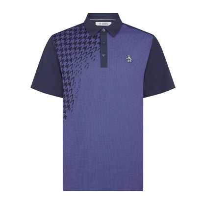 Original Penguin Asymmetrical Gingham Pique Herre Navy