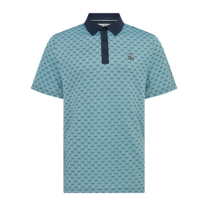 Original Penguin Bohemian Jacquard Pique Herre Navy