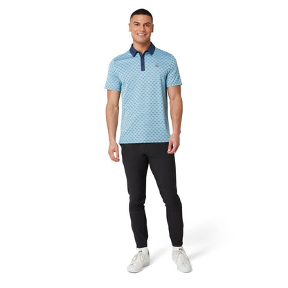 Original Penguin Bohemian Jacquard Pique Herre Navy