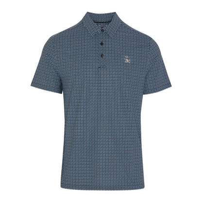 Original Penguin Geometric Pique Herre Navy