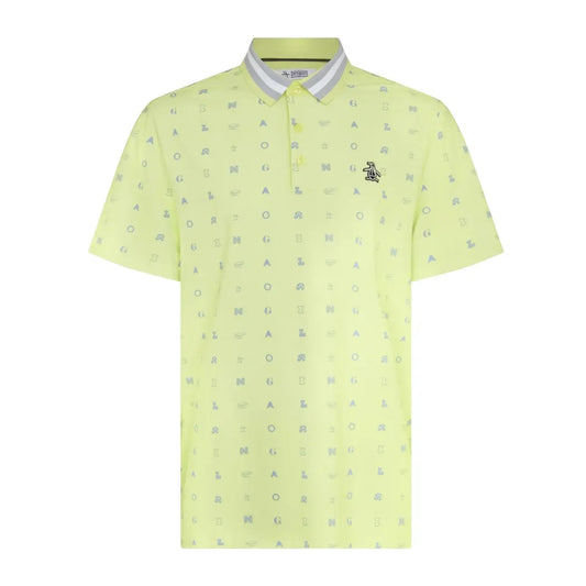 Original Penguin Pete Novelty Print Pique Herre Grønn