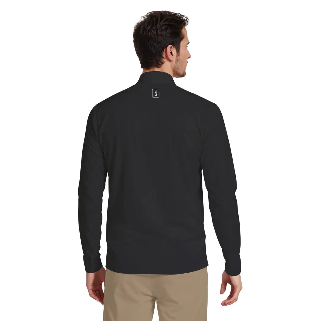 PGA Tour Mock Neck Genser Herre Sort