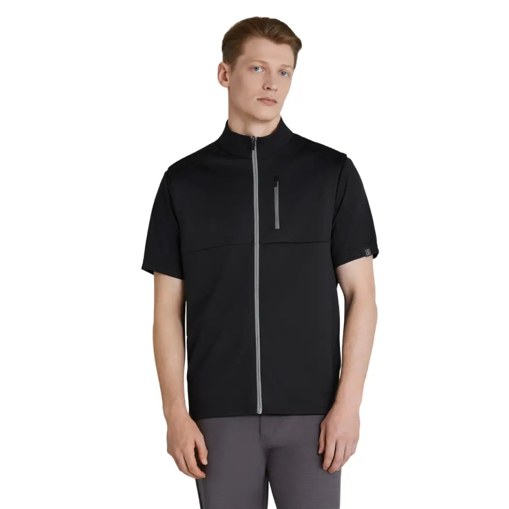 PGA Tour Lightweight Water Repellant Vest Herre Sort