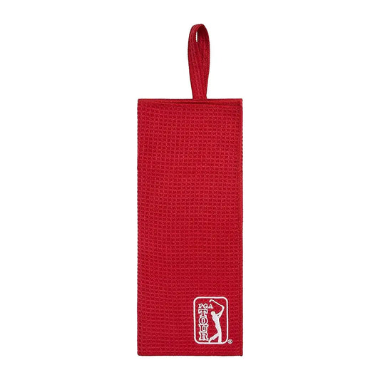 PGA Tour Microfiber Håndkle Rød