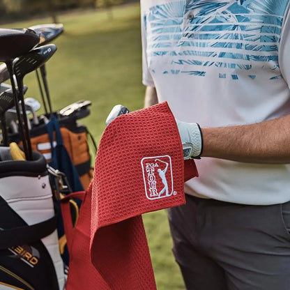 PGA Tour Microfiber Håndkle Rød
