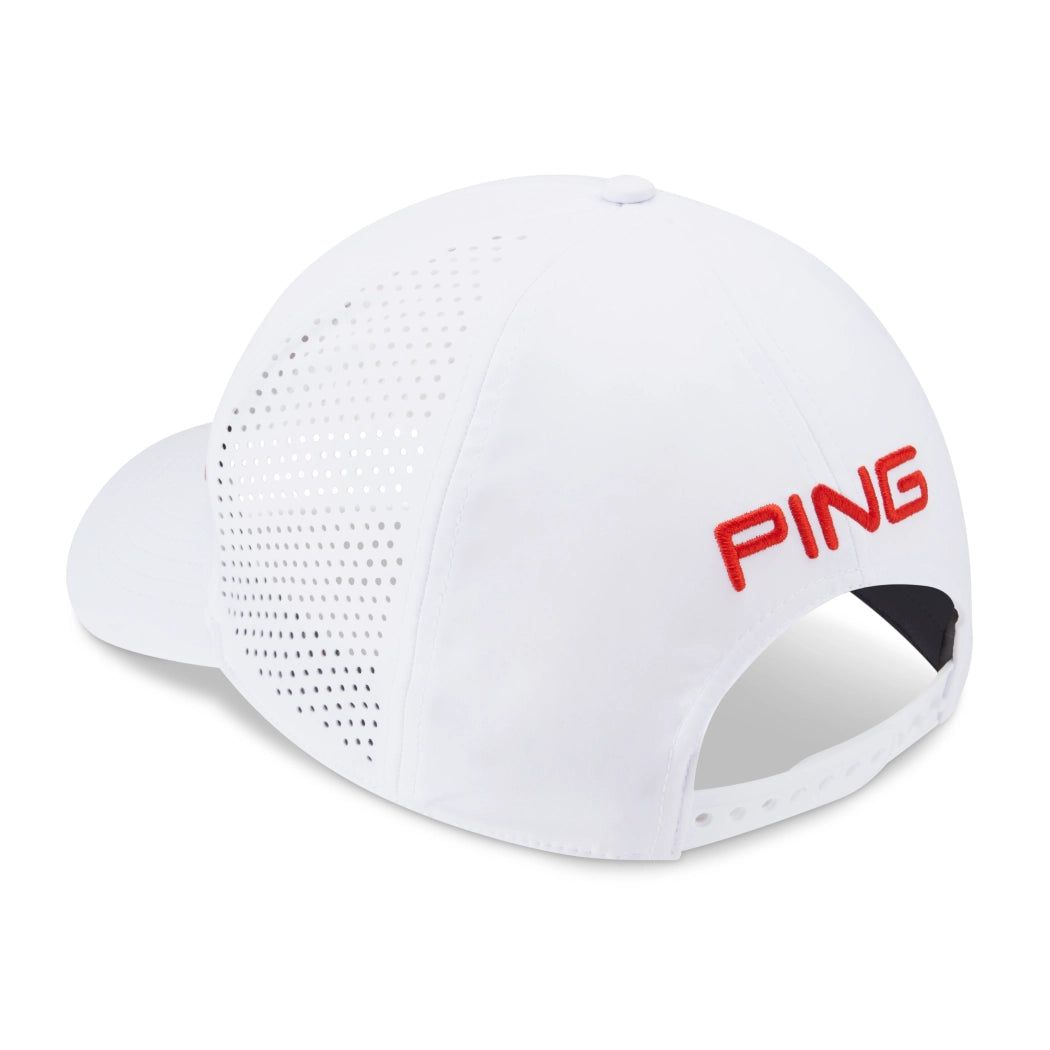 Ping Tour Vented Delta Caps Herre Hvit/Tango