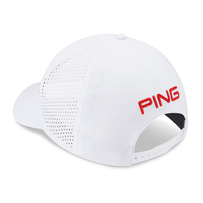 Ping Tour Vented Delta Caps Herre Hvit/Tango