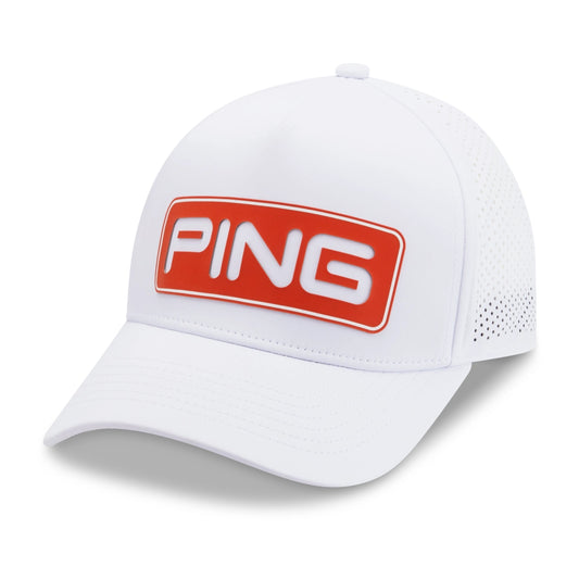 Ping Tour Vented Delta Caps Herre Hvit/Tango
