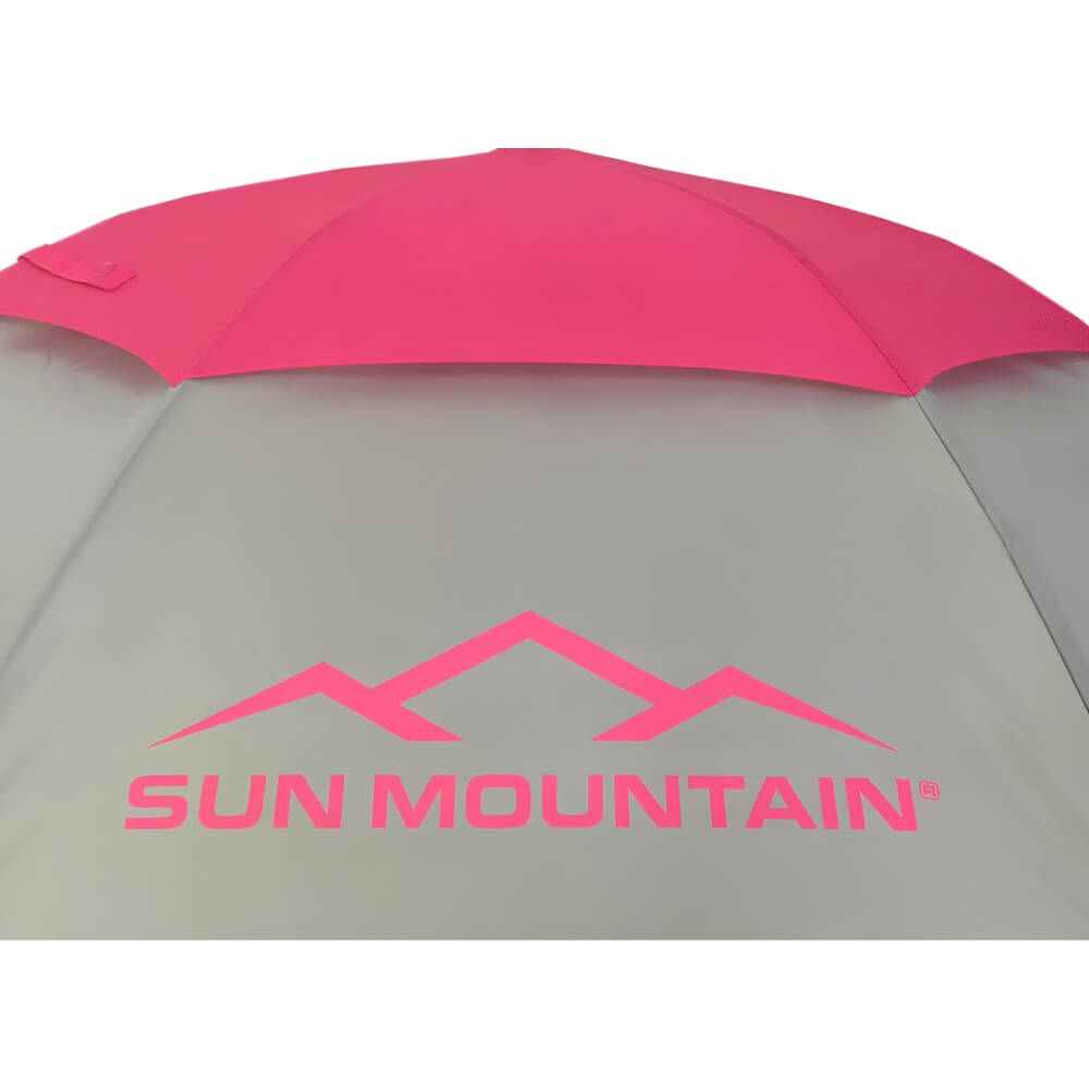 Sun Mountain H2NO UV Paraply Rosa/Grå
