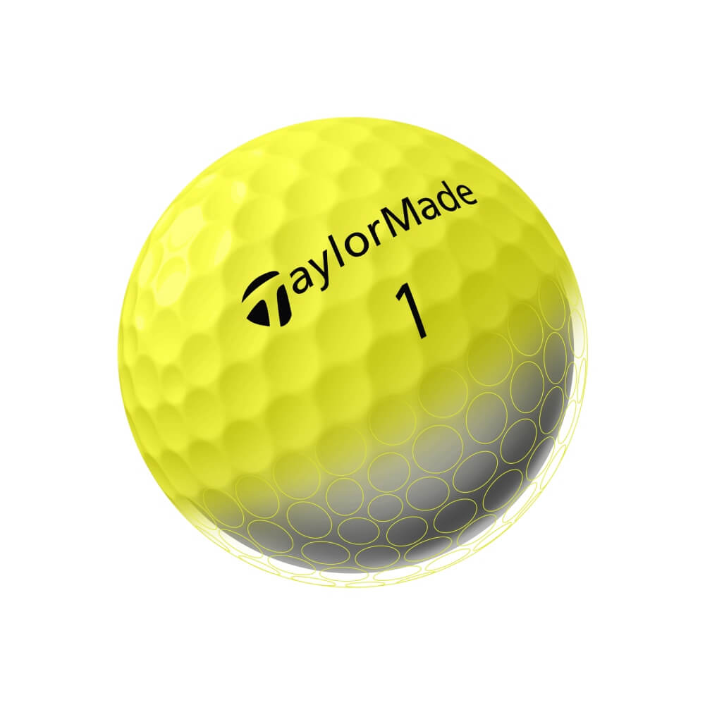 TaylorMade SpeedSoft Golfball Gul