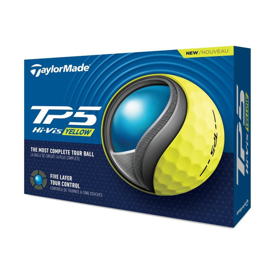 TaylorMade TP5 Golfball Gul