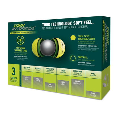 TaylorMade Tour Response Golfball Gul